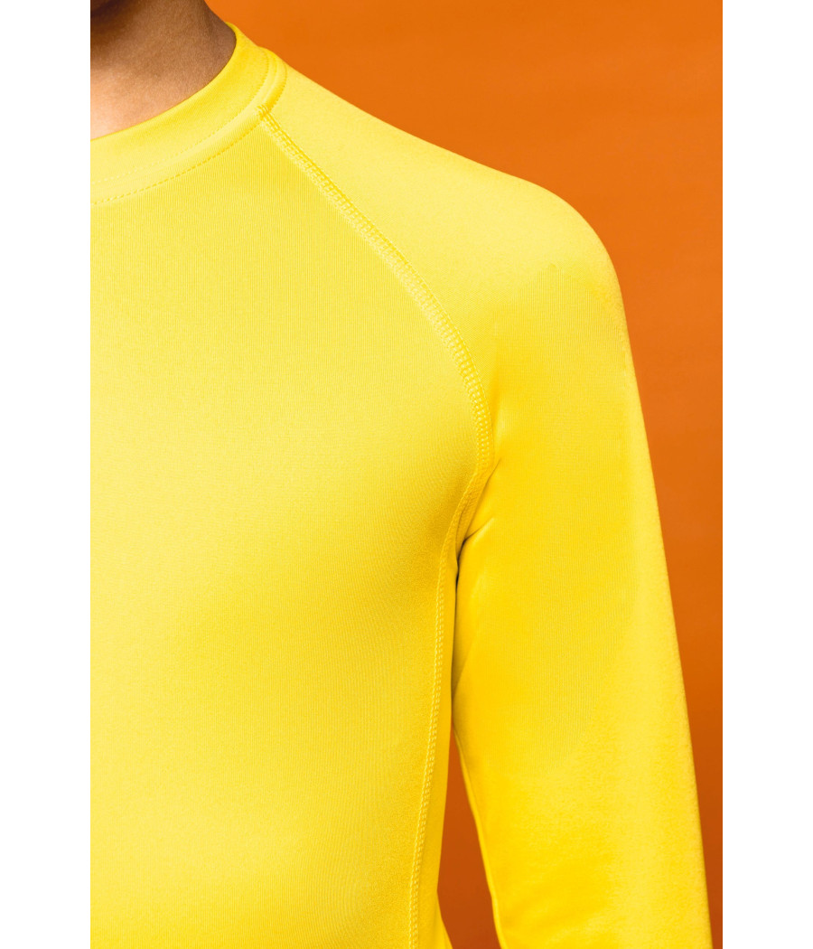 T-shirt double peau sport manches longues enfant