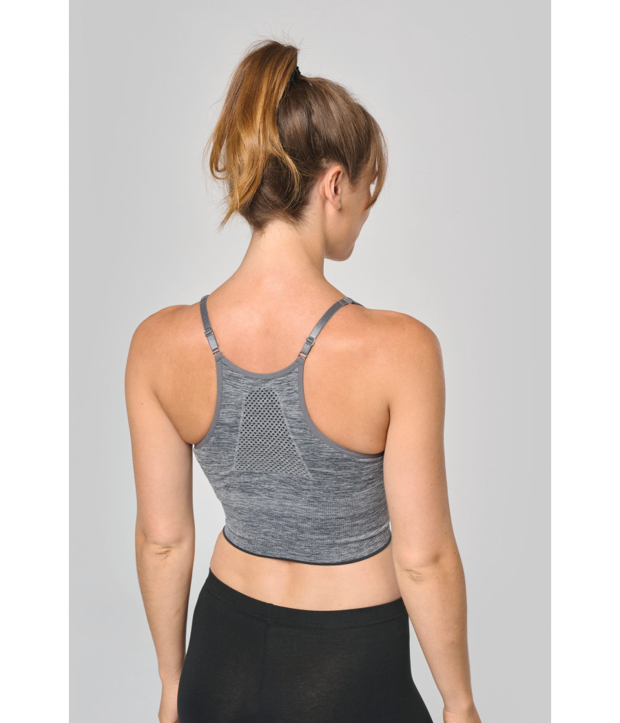 Brassière réglable sans couture femme