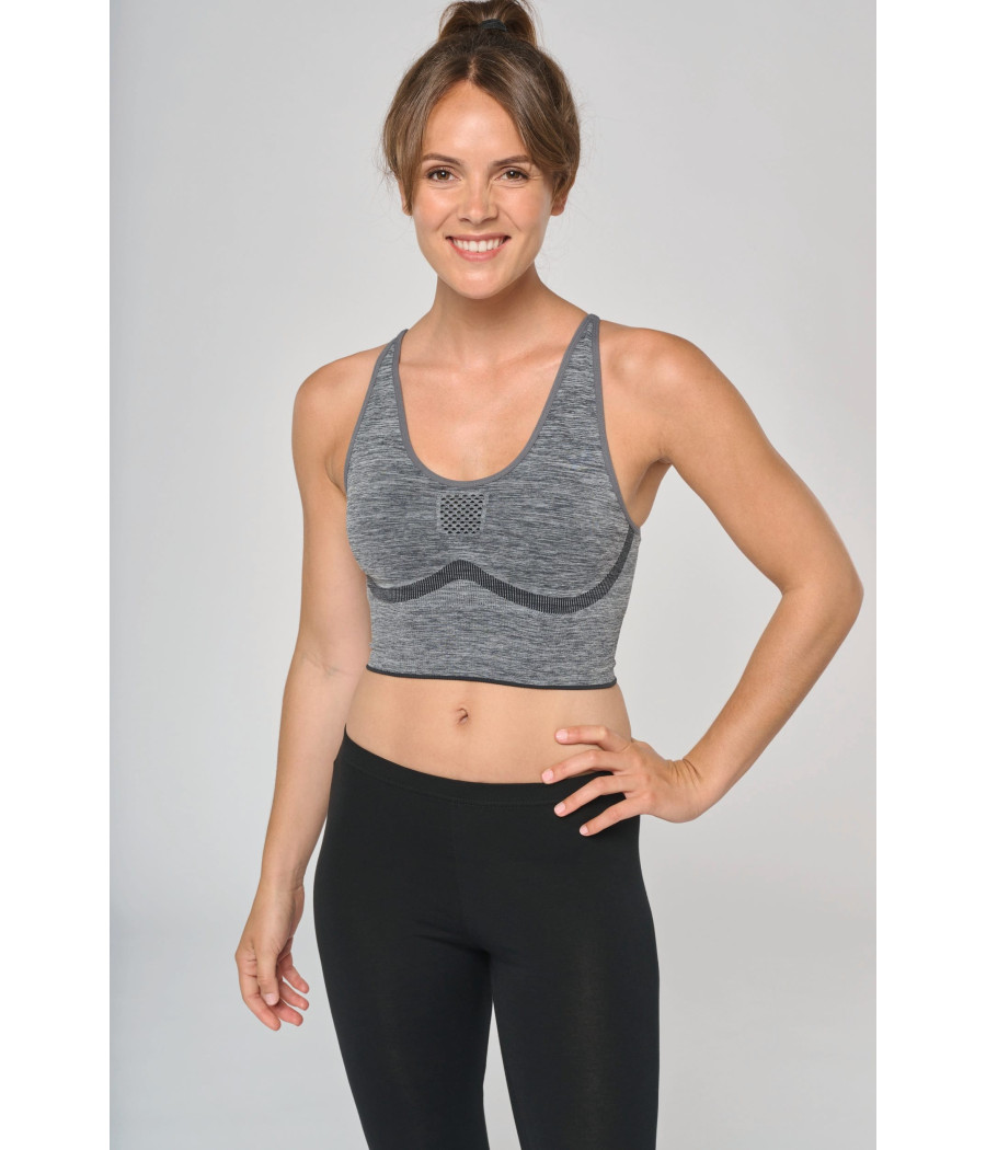 Brassière réglable sans couture femme