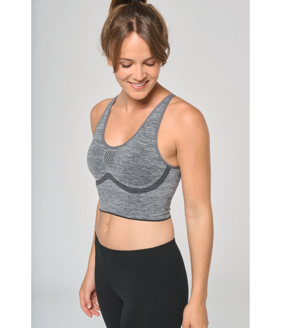 Brassière réglable sans couture femme