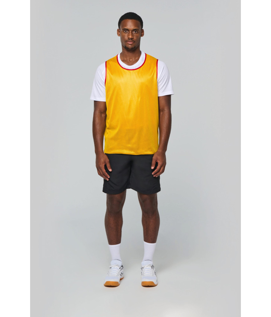 Chasuble réversible multisports unisexe