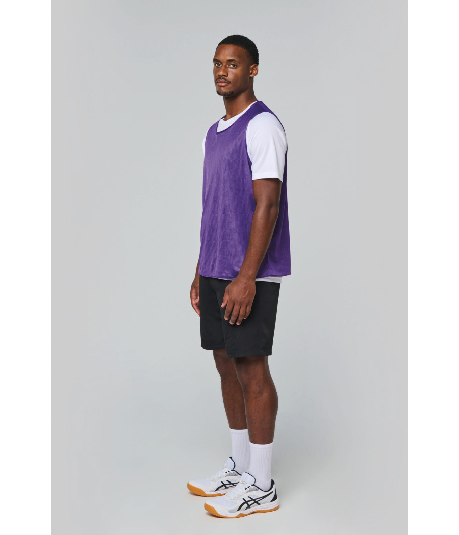 Chasuble réversible multisports unisexe