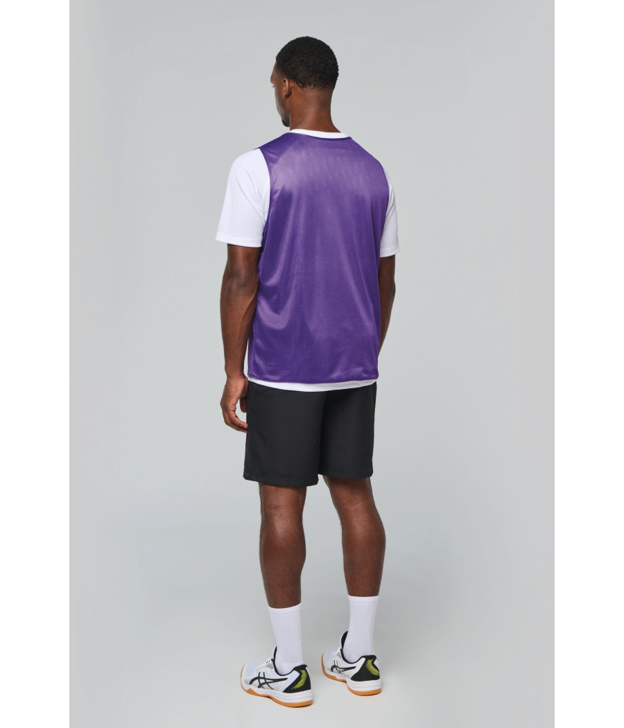 Chasuble réversible multisports unisexe