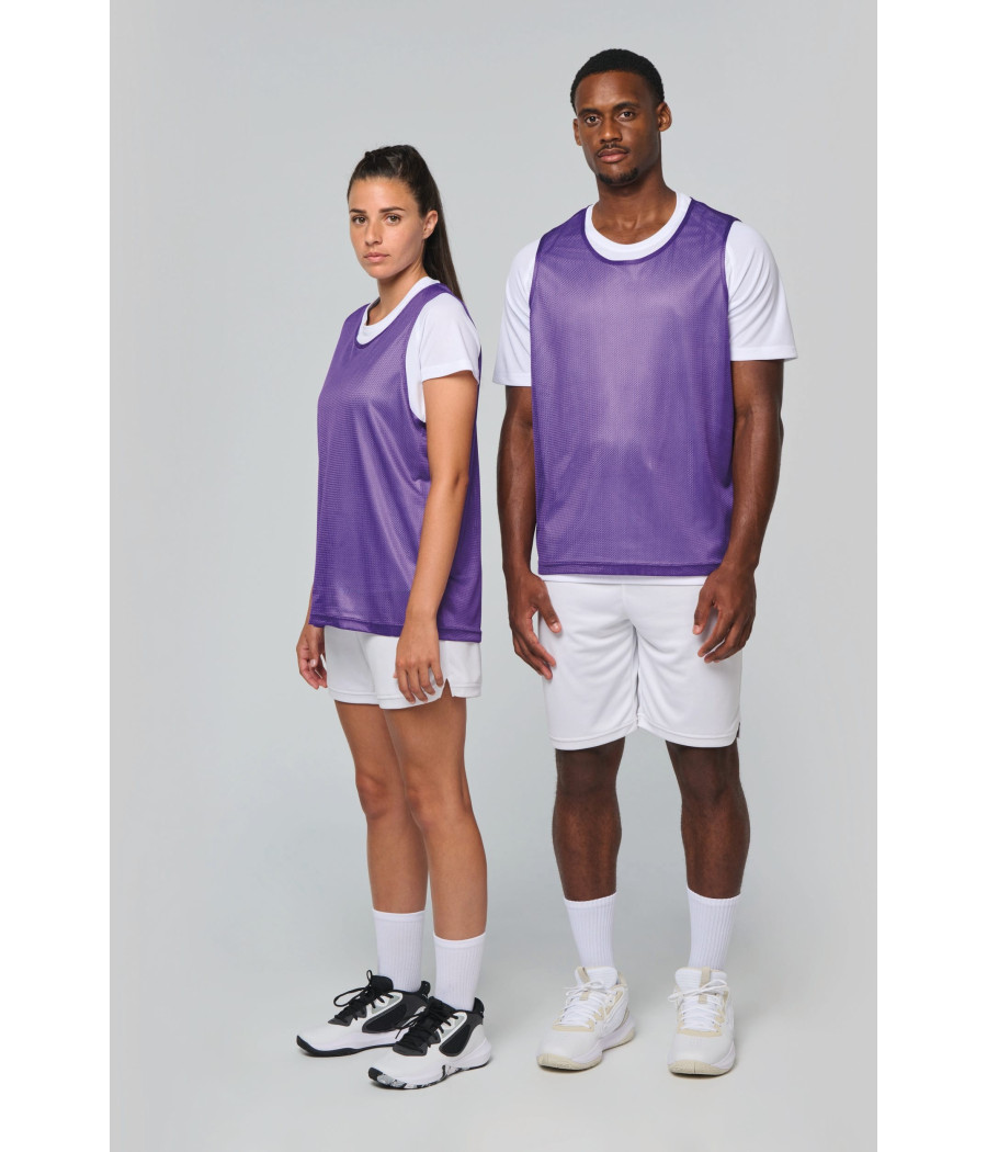 Chasuble en filet léger multisport unisexe
