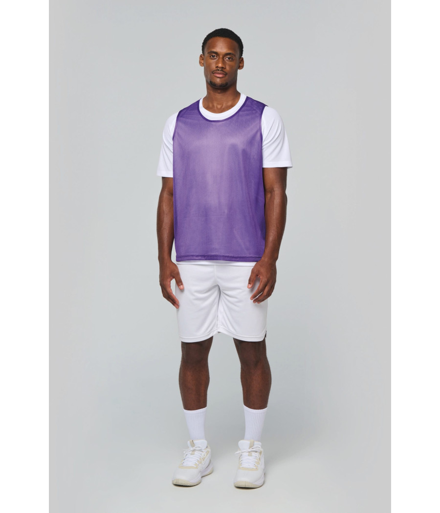 Chasuble en filet léger multisport unisexe