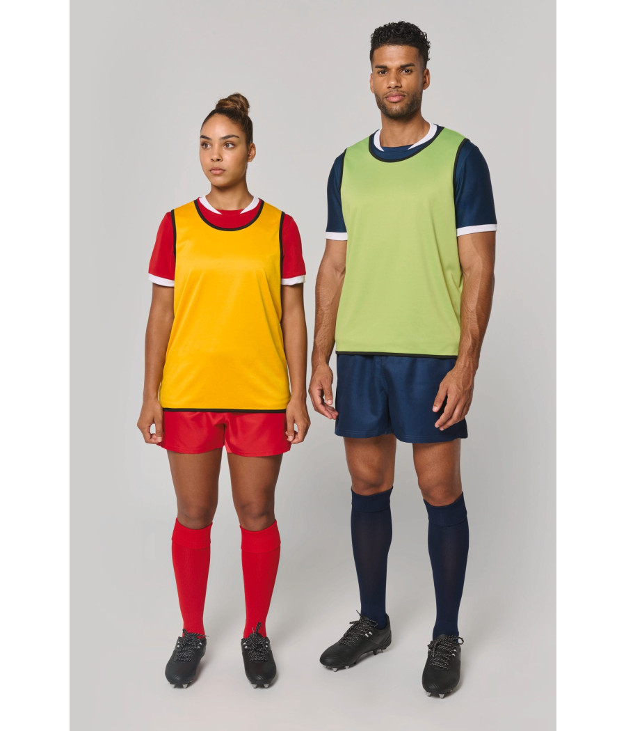 Chasuble de rugby réversible unisexe