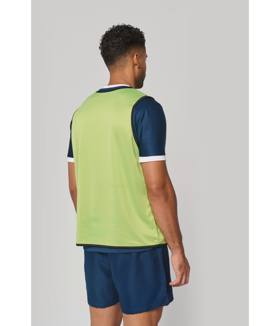 Chasuble de rugby réversible unisexe