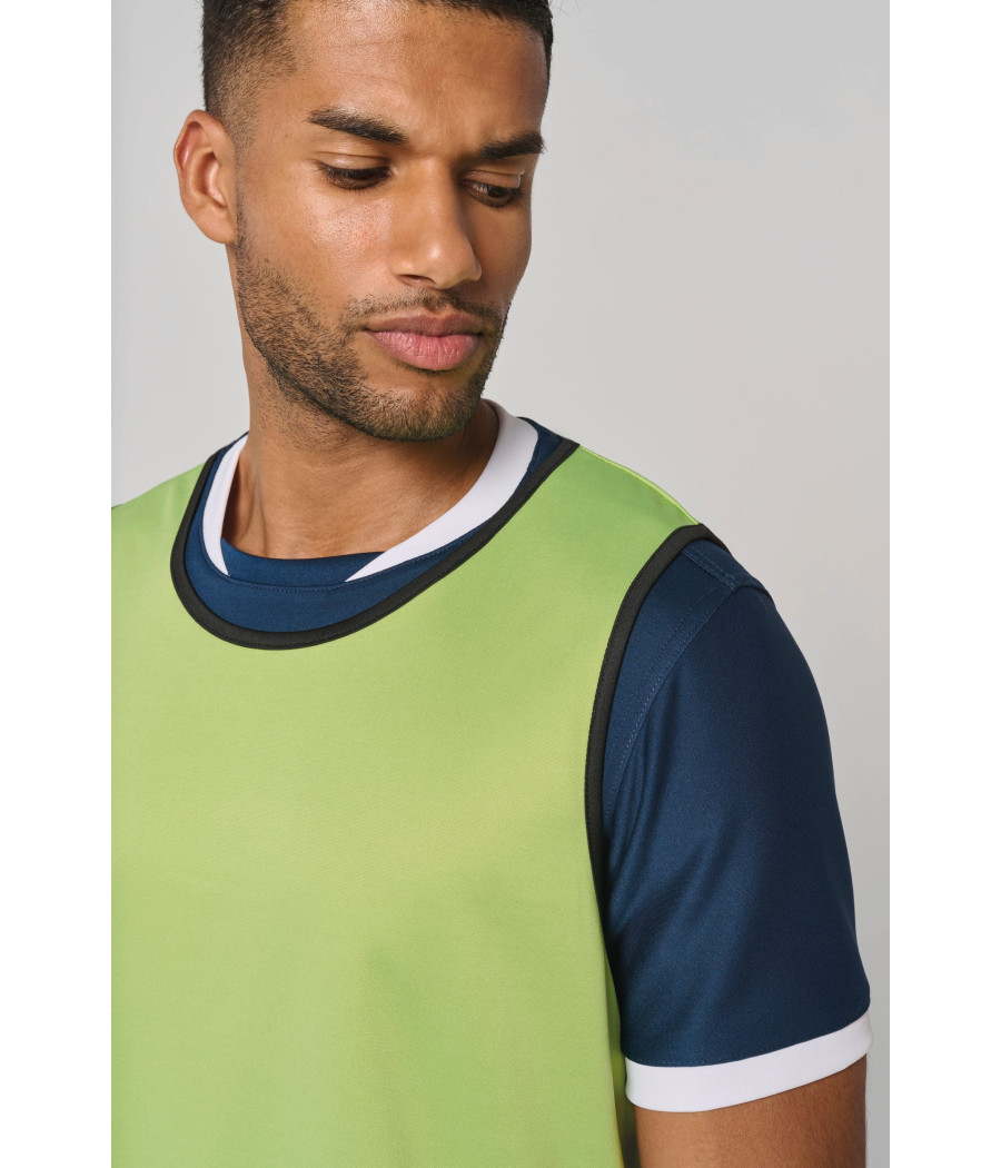 Chasuble de rugby réversible unisexe