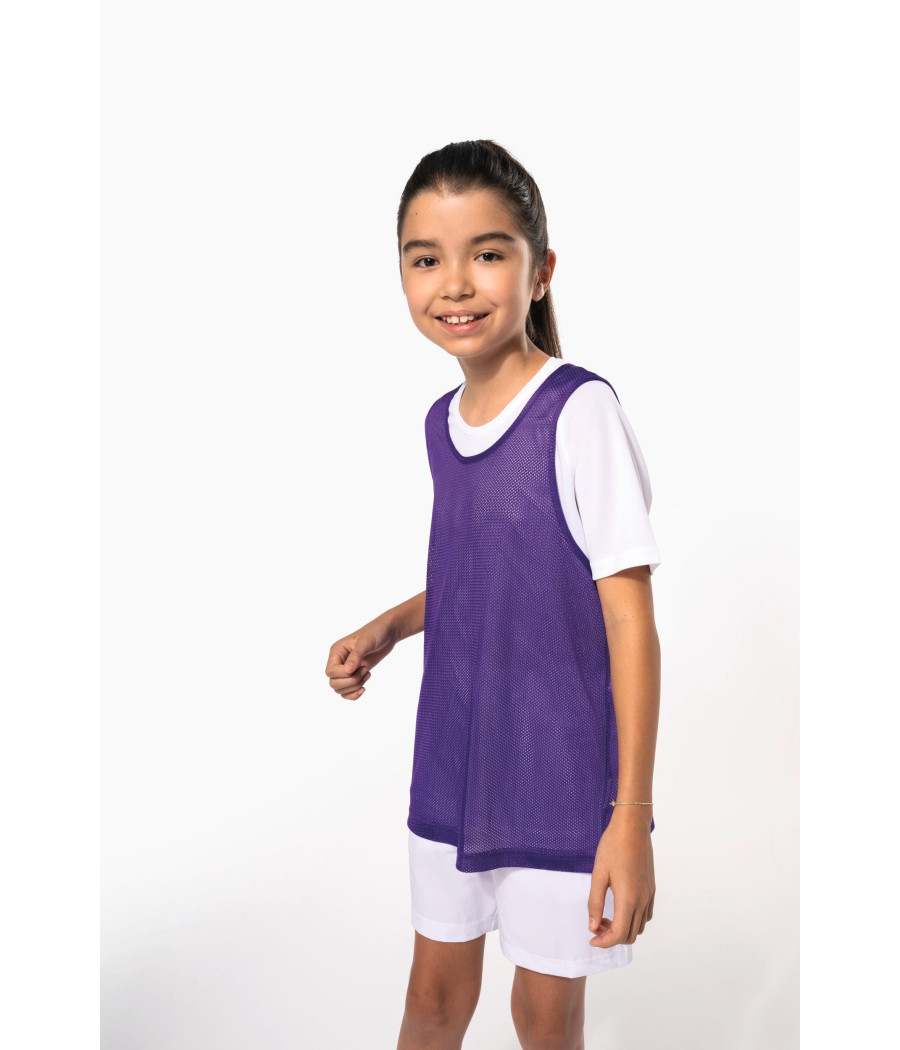 Chasuble en filet léger multisports enfant
