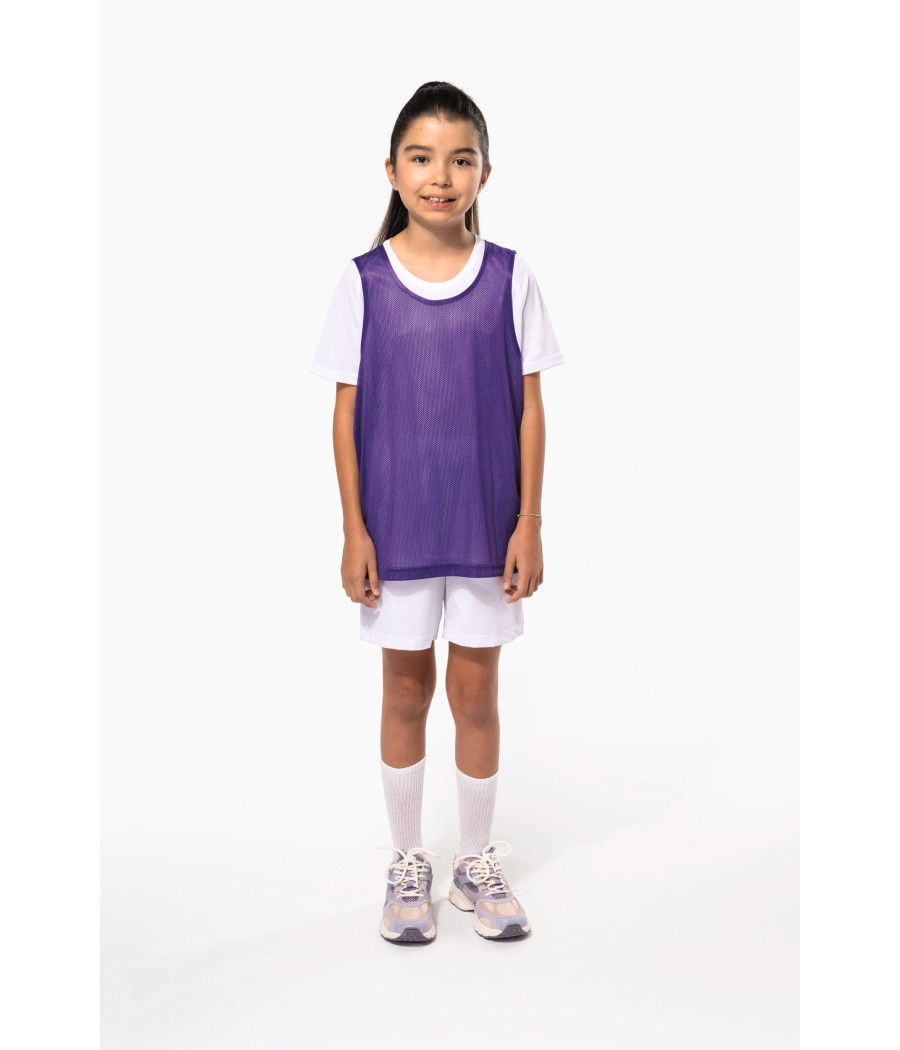 Chasuble en filet léger multisports enfant