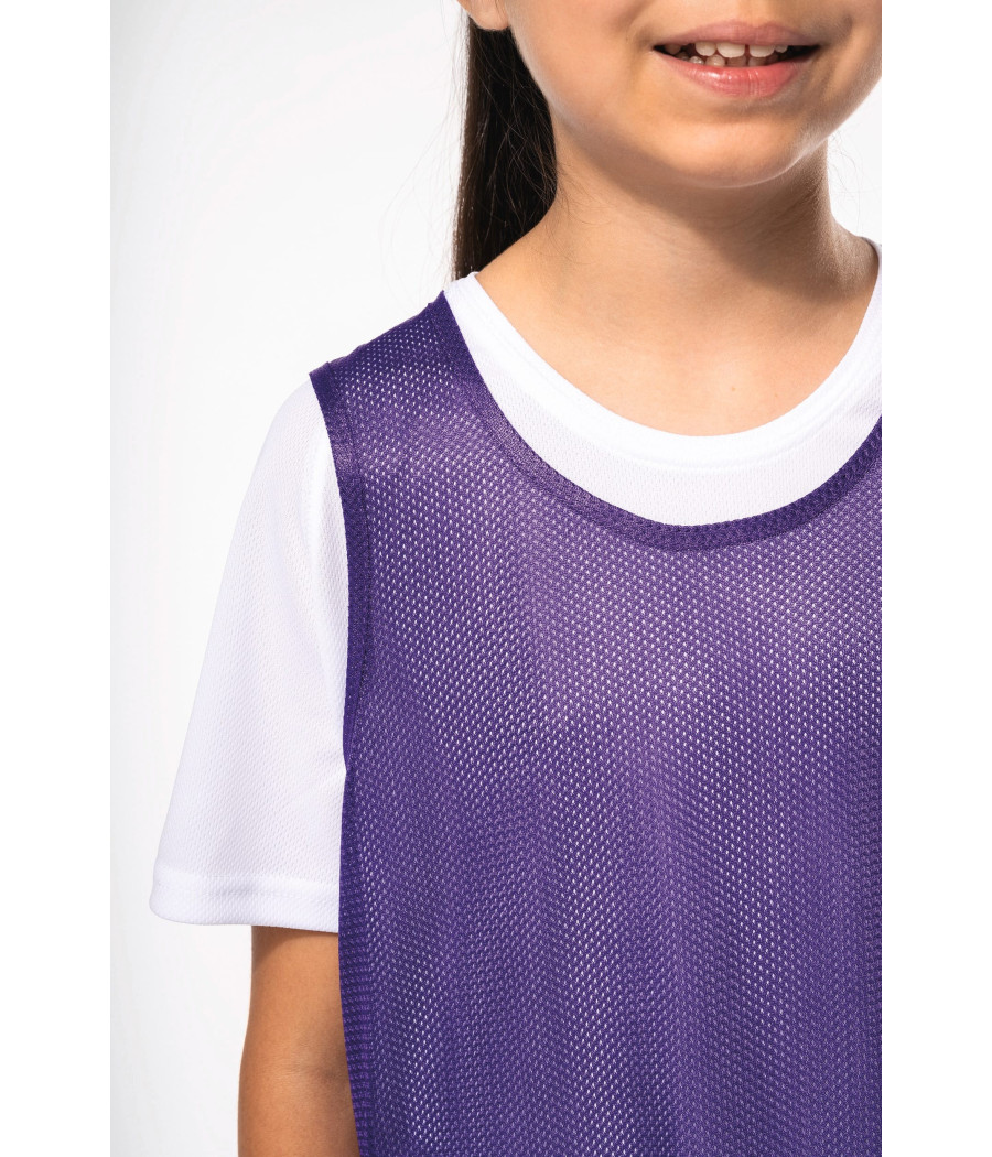 Chasuble en filet léger multisports enfant