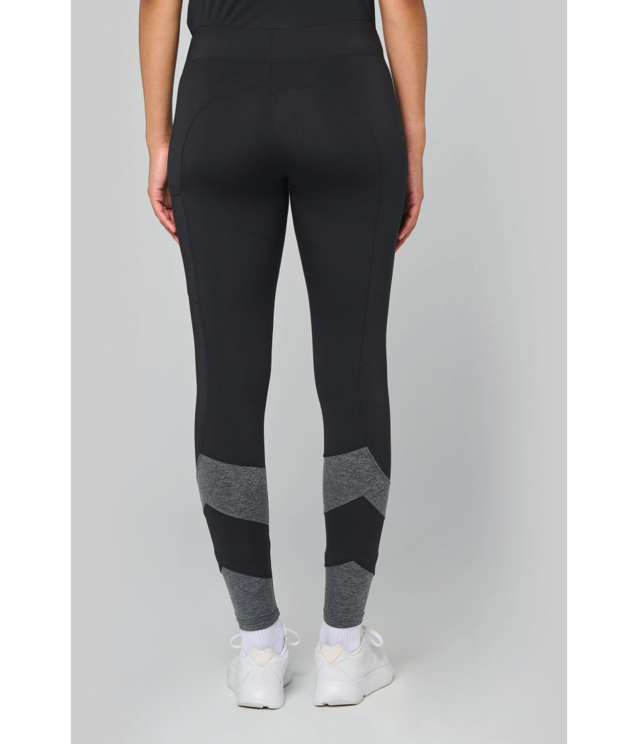 Legging de padel bicolore femme