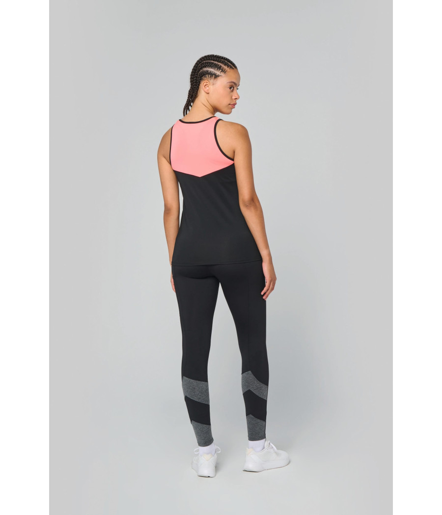 Legging de padel bicolore femme