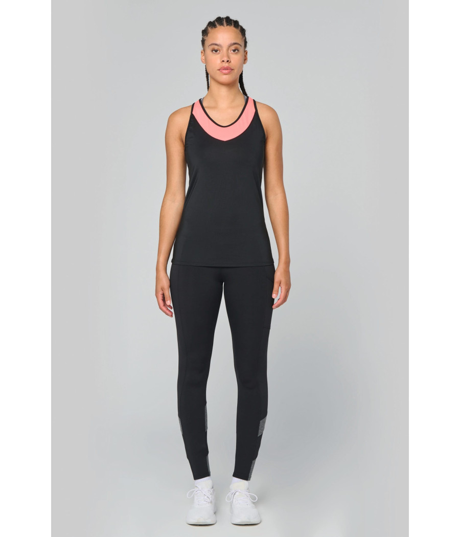 Legging de padel bicolore femme