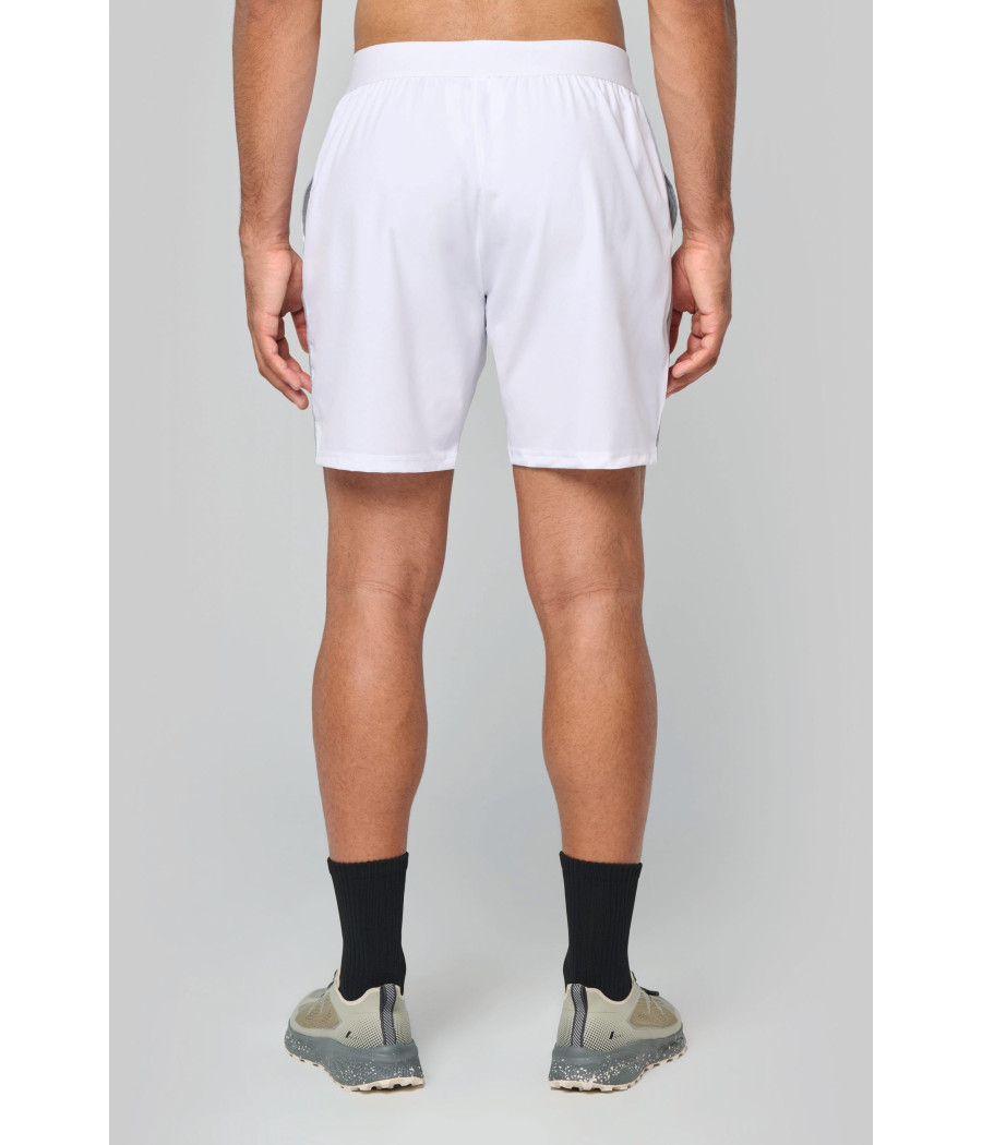 Short de padel bicolore homme