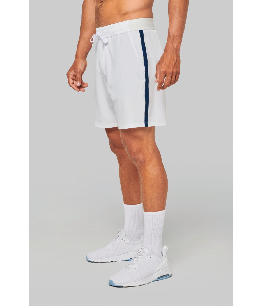 Short de padel bicolore homme