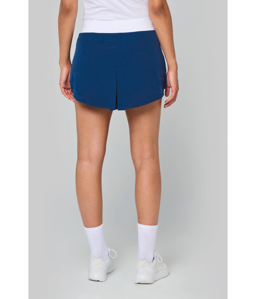 Jupe de padel avec short intégré