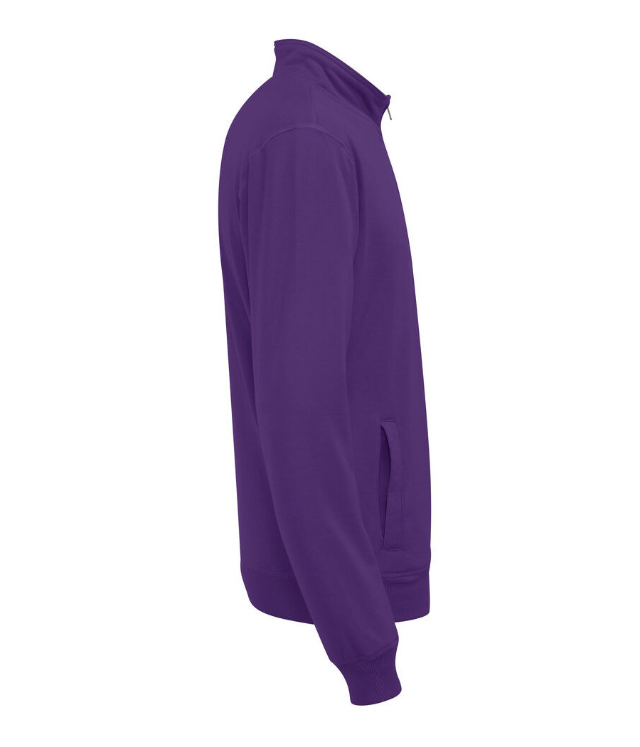 SWEATSHIRT COL ZIPPÉ UNISEX - CERTIFIÉ GOTS