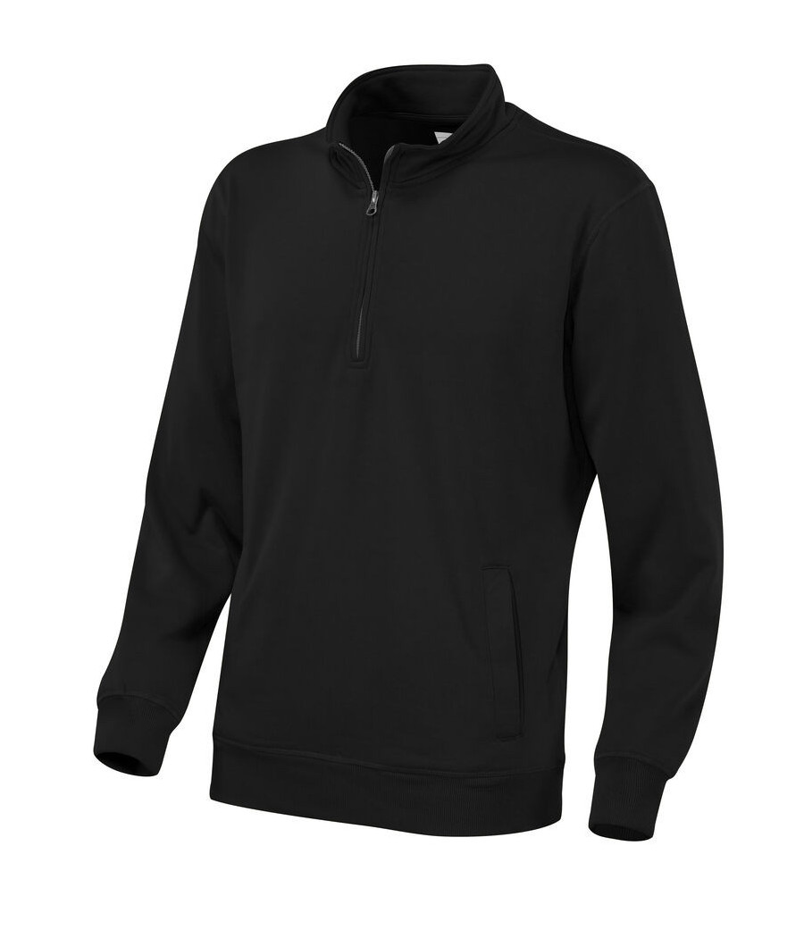 SWEATSHIRT COL ZIPPÉ UNISEX - CERTIFIÉ GOTS