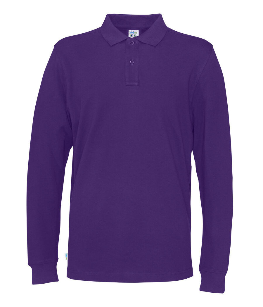 POLO PIQUE MANCHES LONGUES HOMME - CERTIFIÉ GOTS