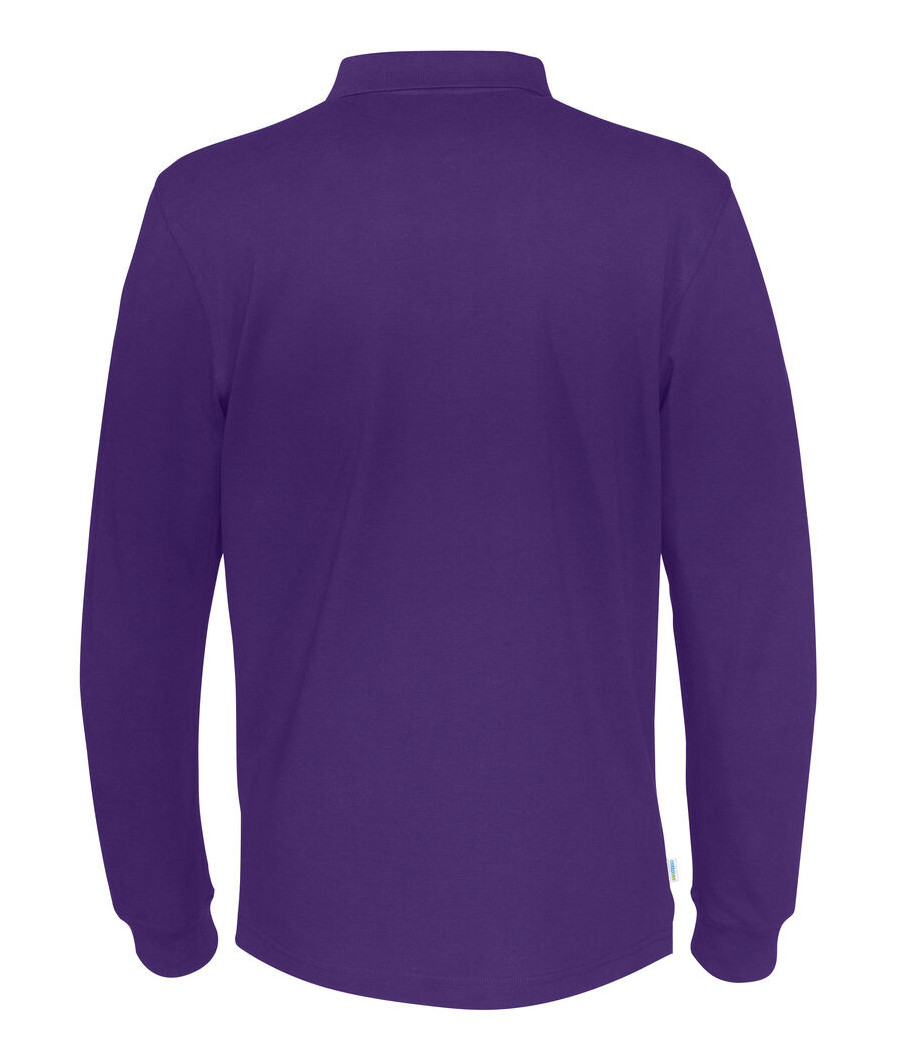 POLO PIQUE MANCHES LONGUES HOMME - CERTIFIÉ GOTS