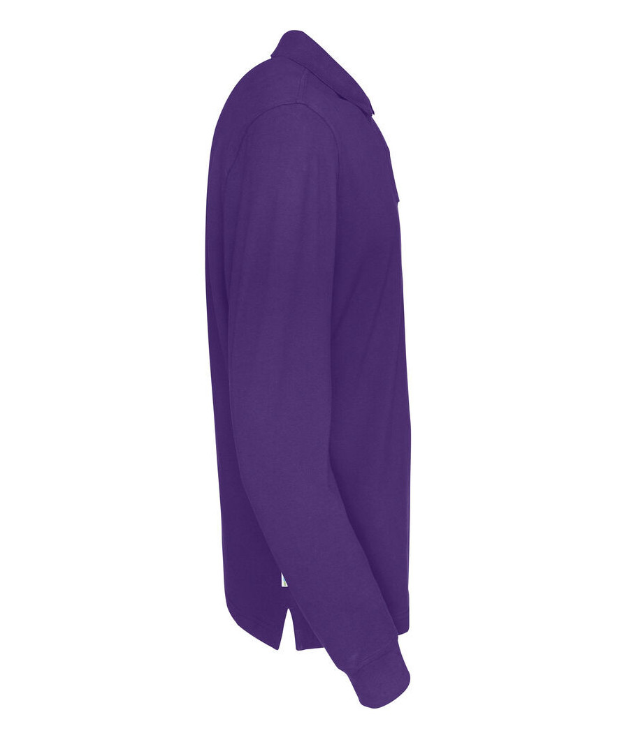 POLO PIQUE MANCHES LONGUES HOMME - CERTIFIÉ GOTS