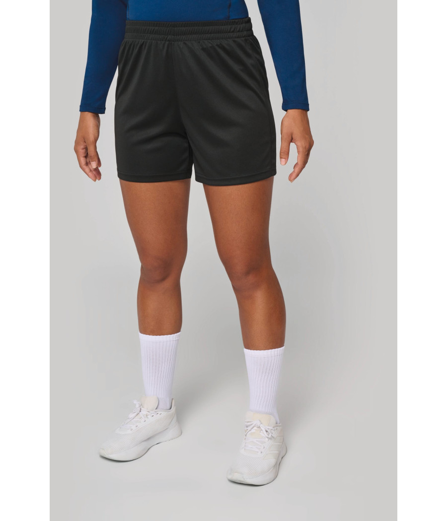 Short multisport en polyester femme