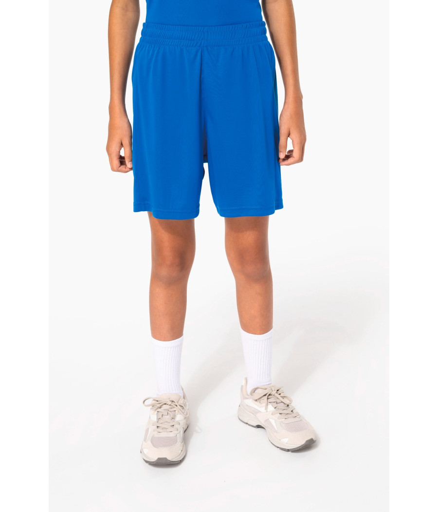 Short multisport en polyester enfant