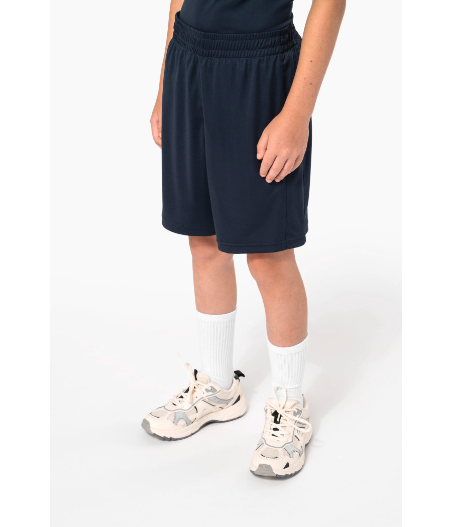 Short multisport en polyester enfant