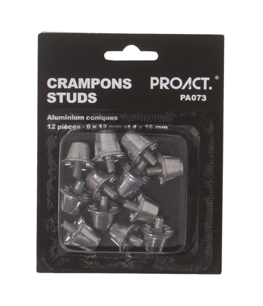 Boîte de 12 crampons alu coniques