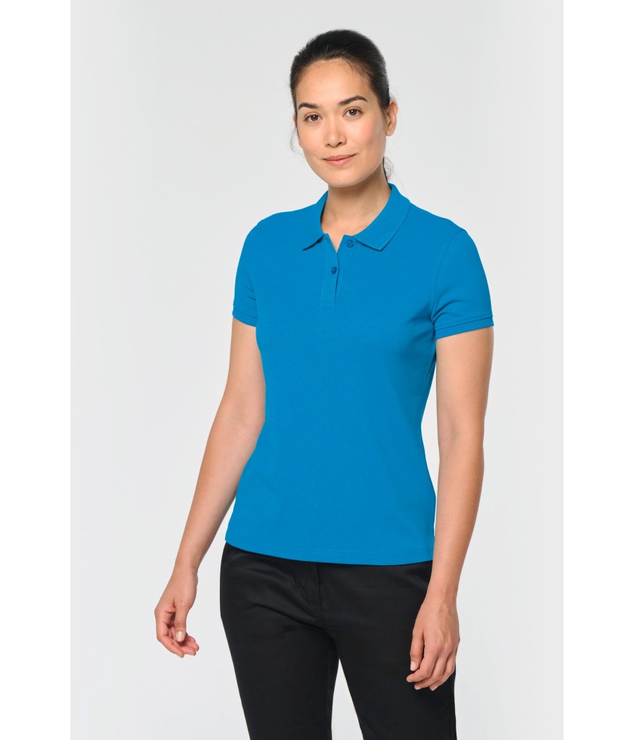Polo manches courtes femme