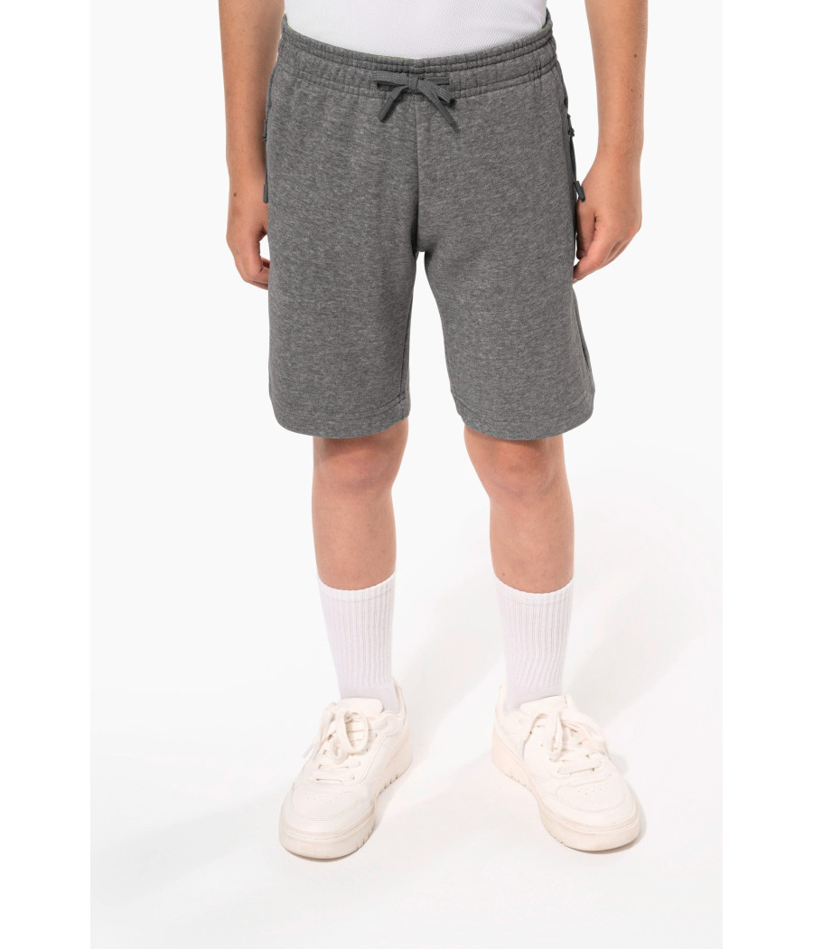 Bermuda molleton multisports enfant