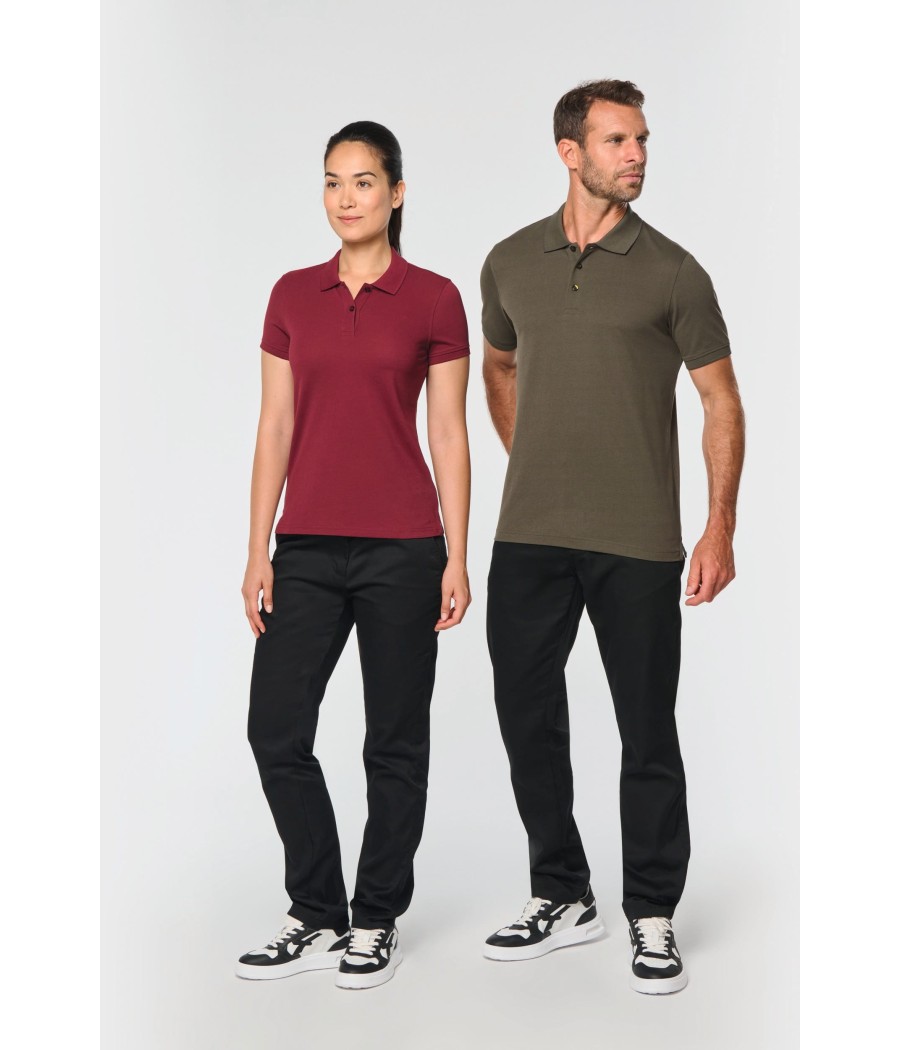 Polo manches courtes femme