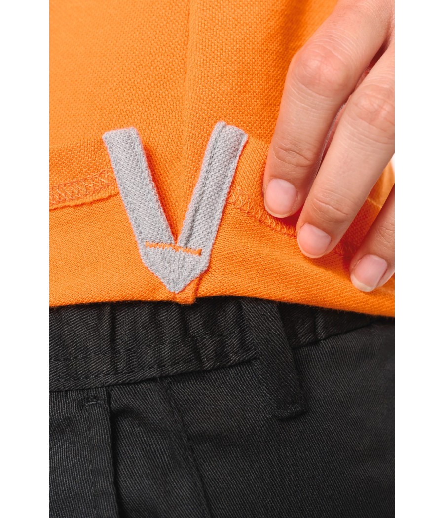 Polo manches courtes femme