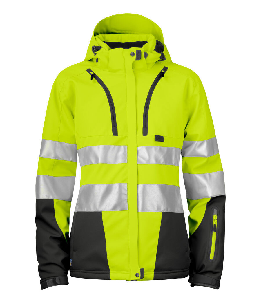 6424 PARKA SOFTSHELL DOUBLEE FEMME - EN ISO 20471 CLASSE 3/2