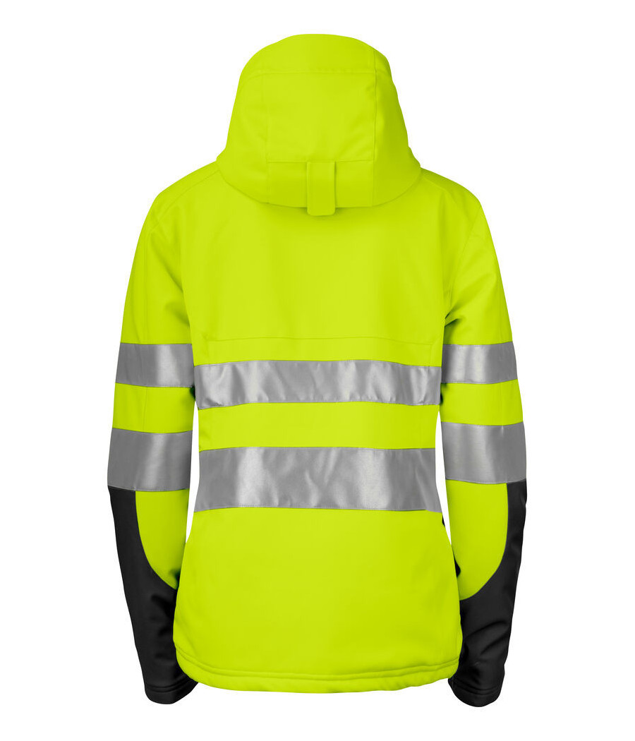 6424 PARKA SOFTSHELL DOUBLEE FEMME - EN ISO 20471 CLASSE 3/2