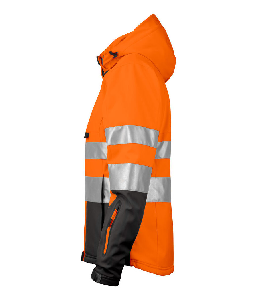 6424 PARKA SOFTSHELL DOUBLEE FEMME - EN ISO 20471 CLASSE 3/2