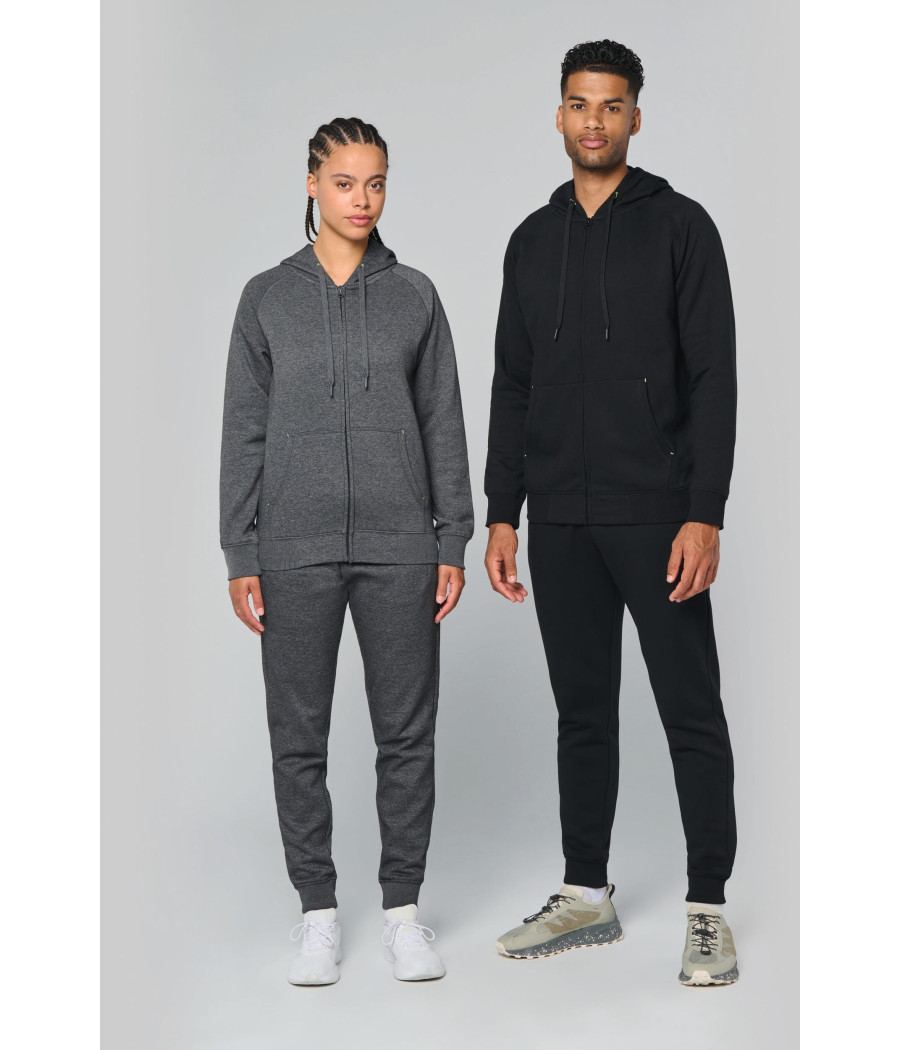 Veste zippée à capuche unisexe