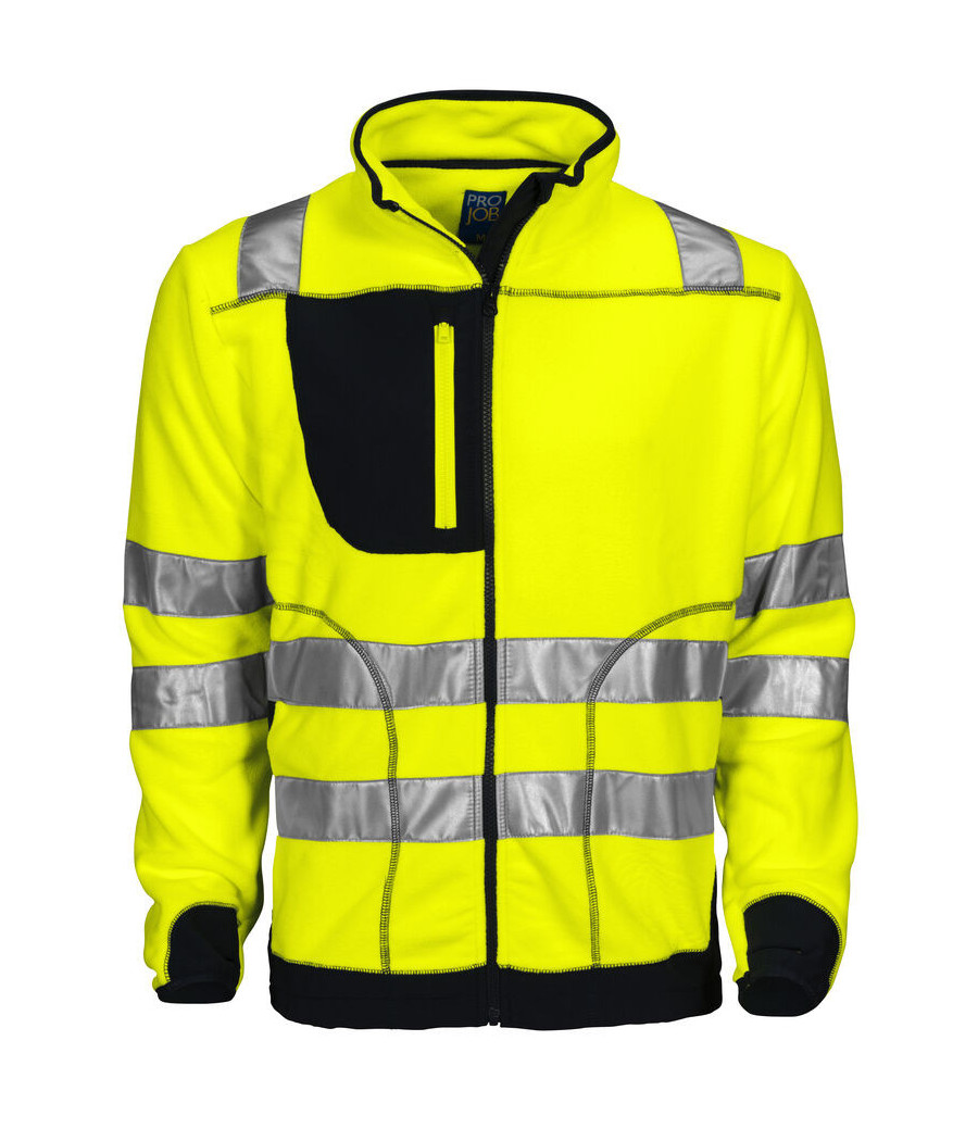 6303 VESTE POLAIRE HV - EN ISO 20471 CLASSE 3/2