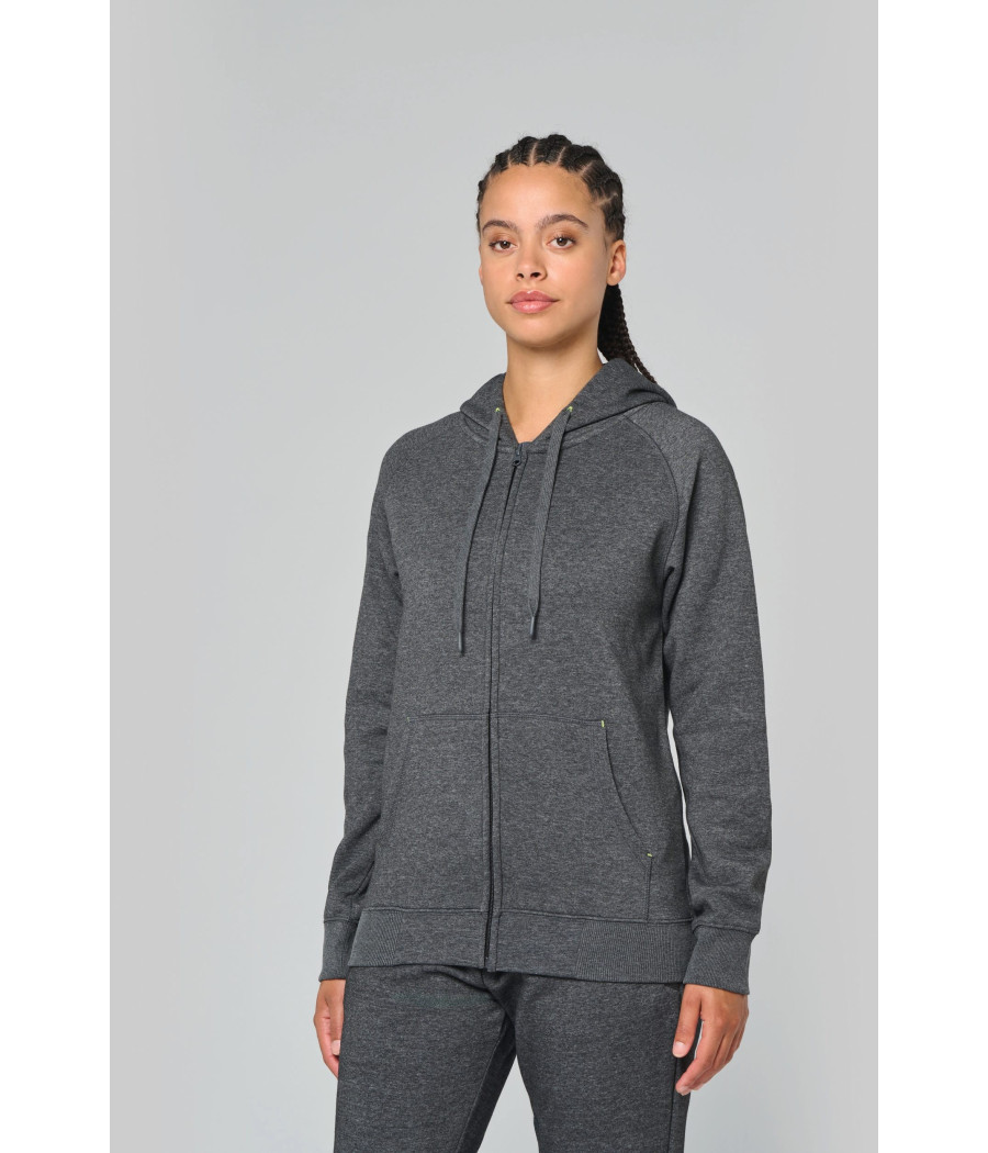Veste zippée à capuche unisexe