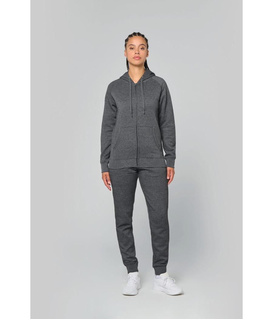 Veste zippée à capuche unisexe