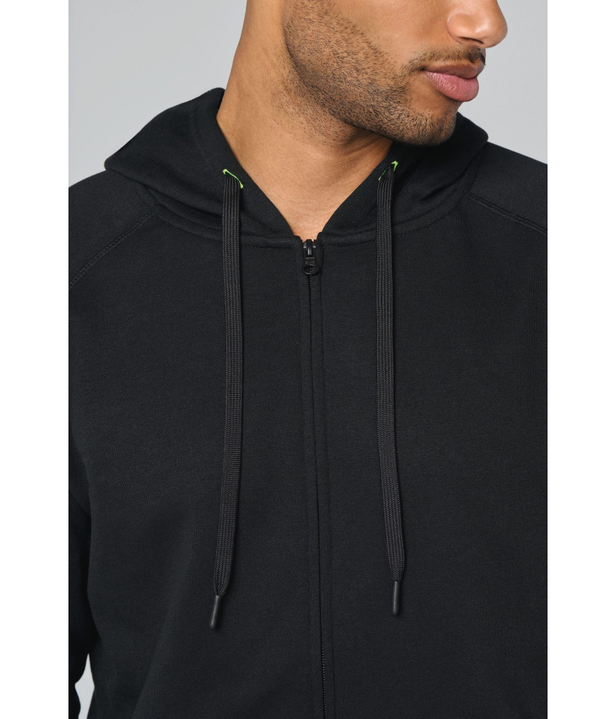 Veste zippée à capuche unisexe