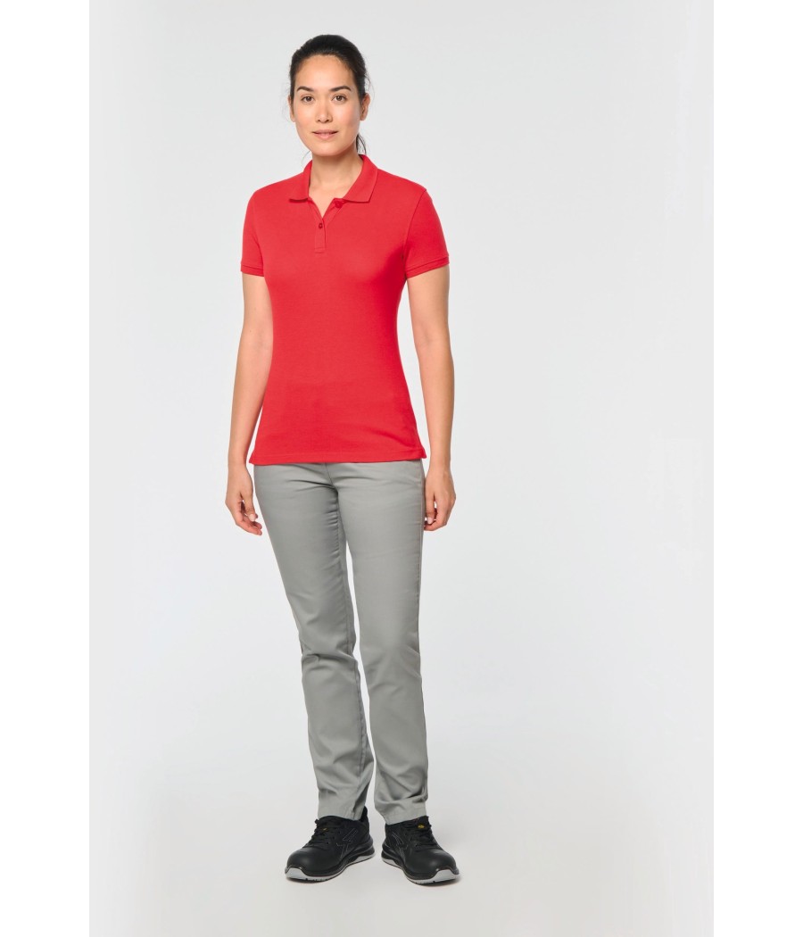 Polo manches courtes femme