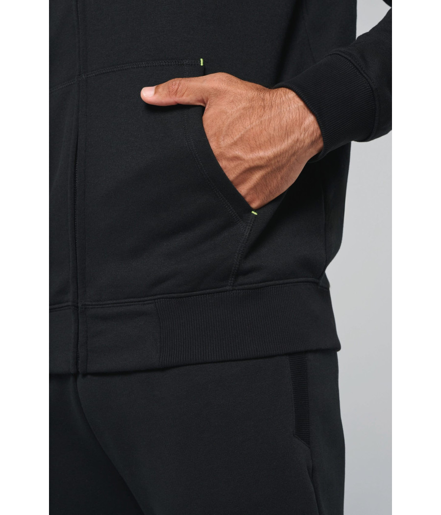 Veste zippée à capuche unisexe