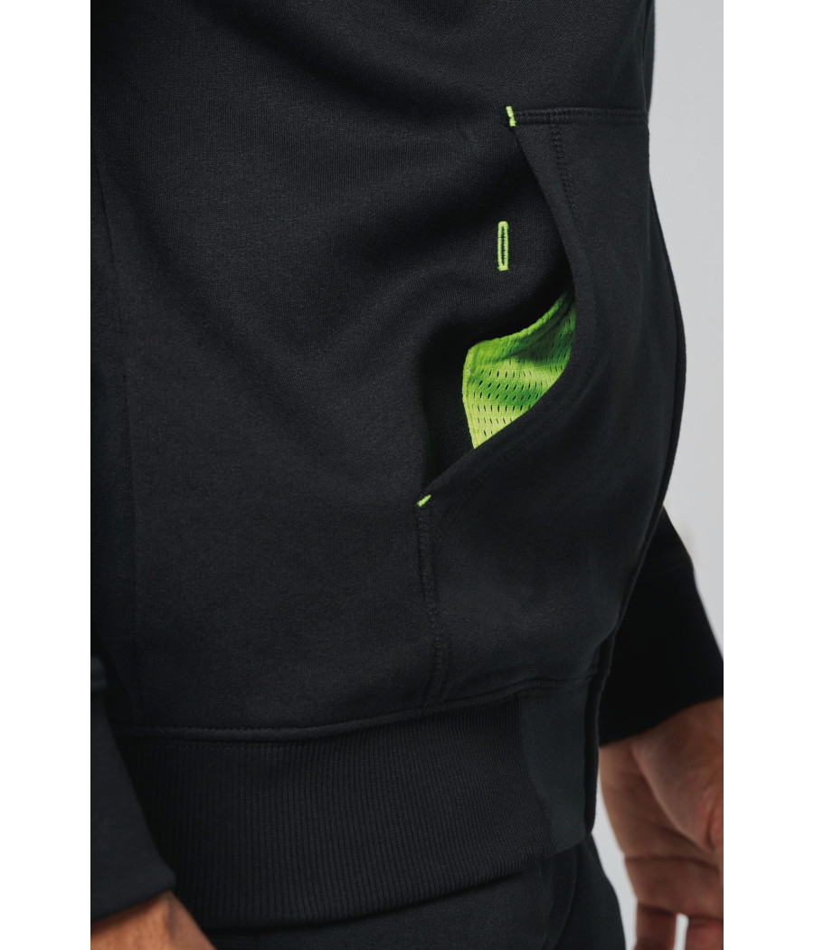 Veste zippée à capuche unisexe