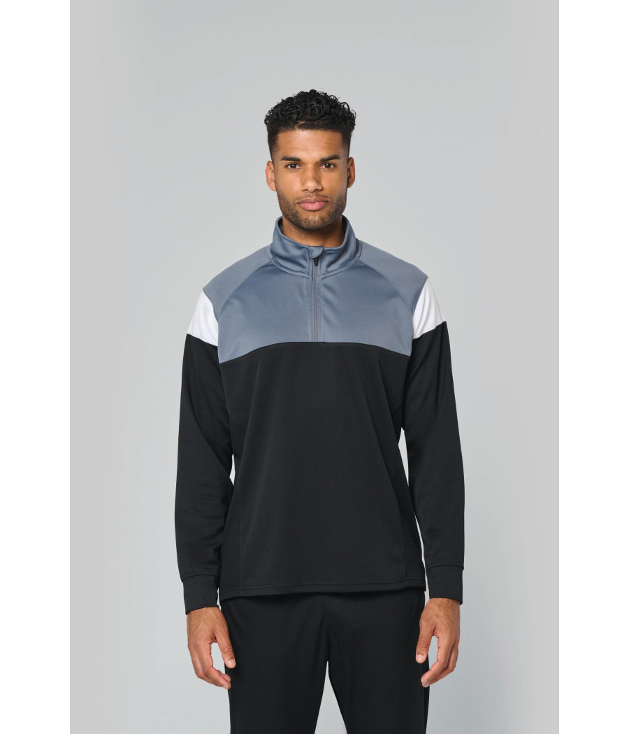 Sweat d'entrainement 1/4 zip unisexe