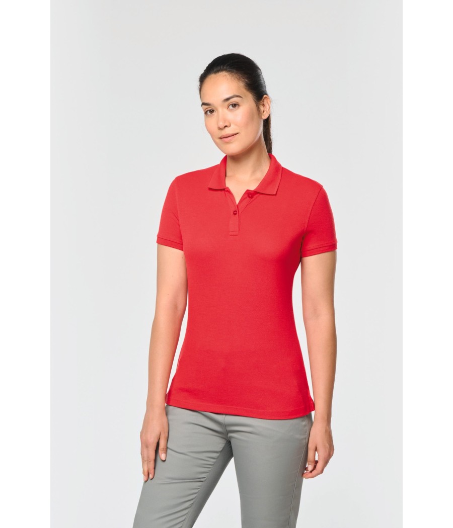 Polo manches courtes femme