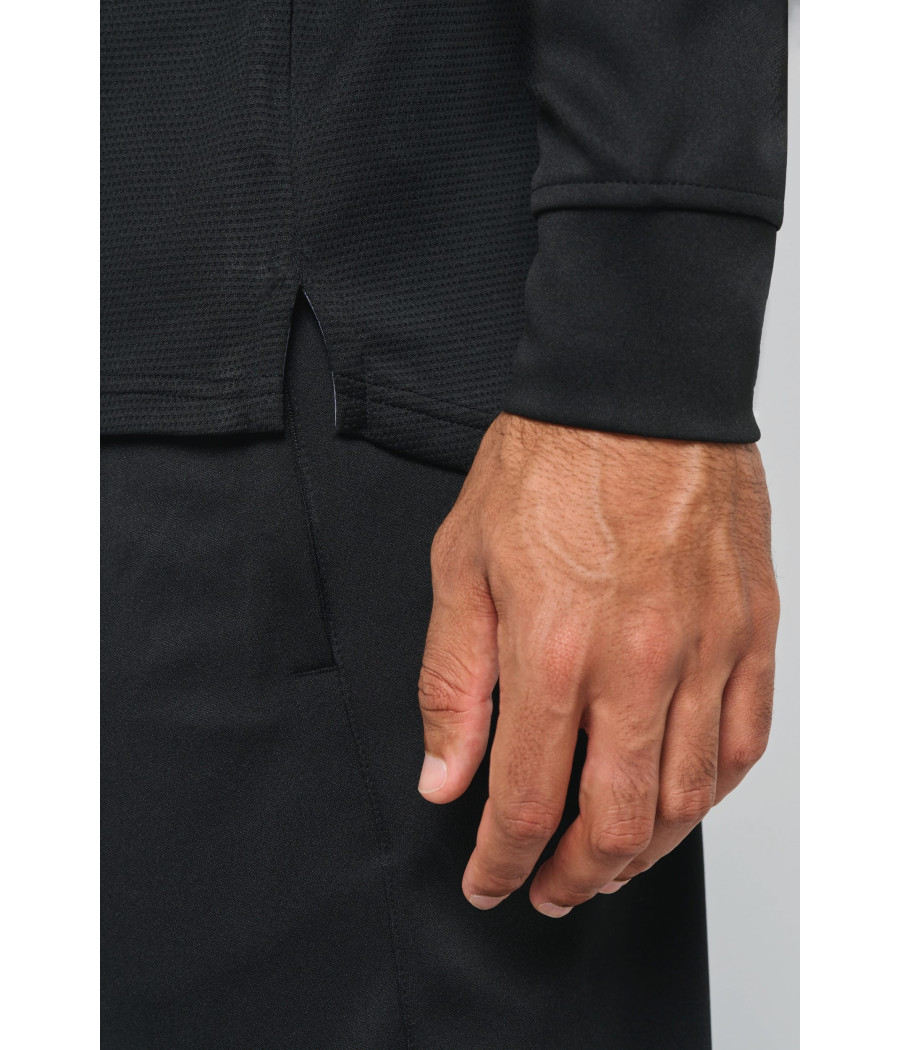 Sweat d'entrainement 1/4 zip unisexe