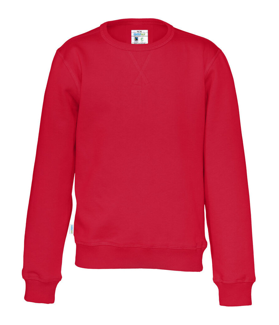 SWEATSHIRT COL ROND ENFANT - CERTIFIÉ GOTS