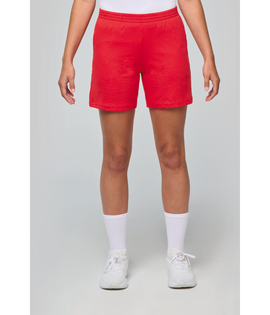 Short jersey sport femme